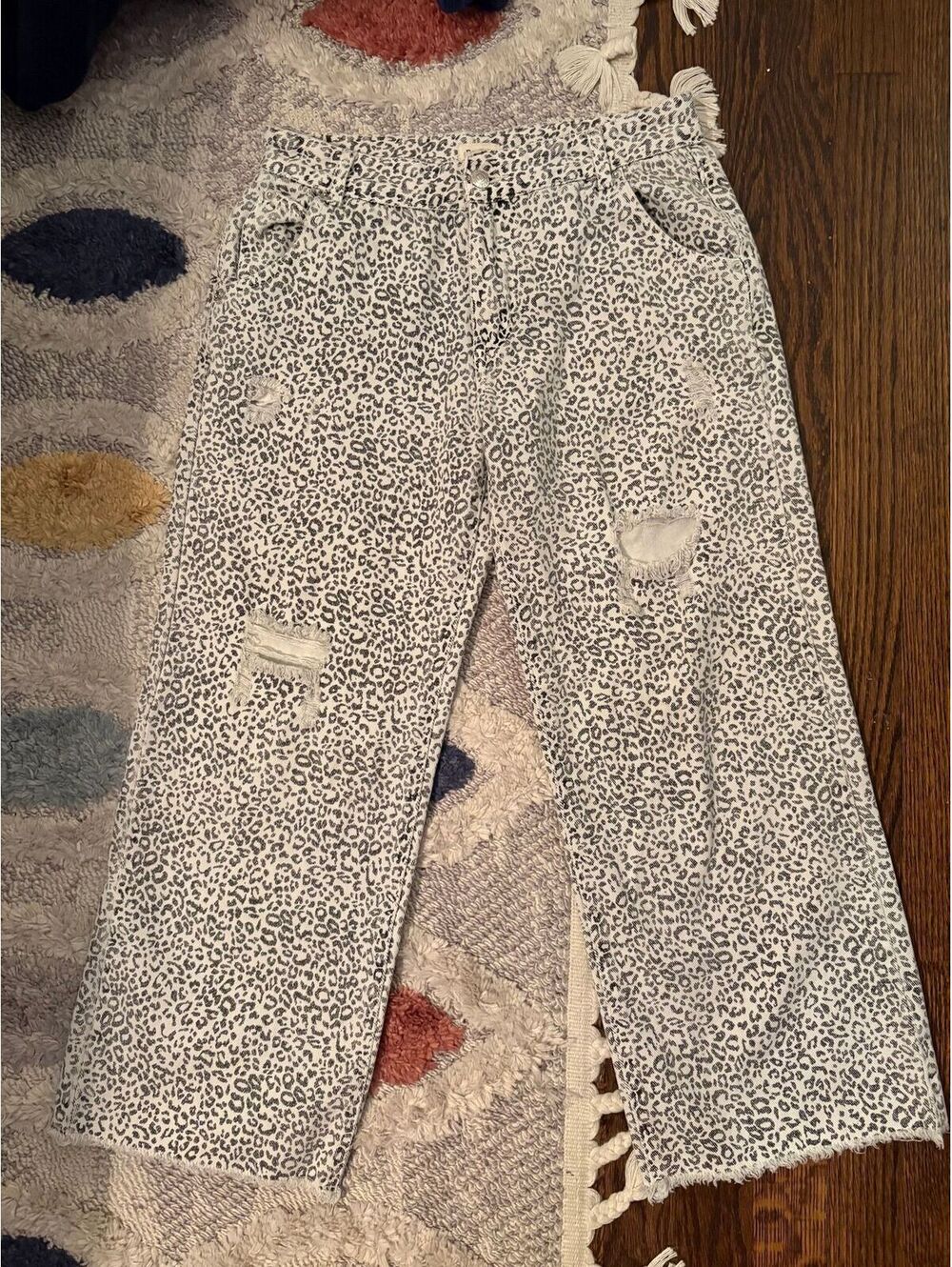#191 POL Cheetah print jeans
